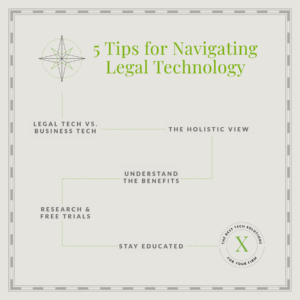 5 Tips for Navigating Legal Technology
